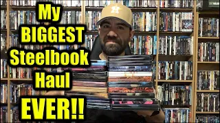 My BIGGEST Steelbook Haul EVER!! (You won't believe for how much!)