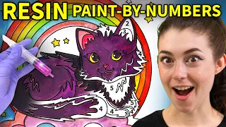 Resin paint-by-numbers!