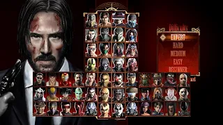 Mortal Kombat 9 - JOHN WICK MOD - Expert Arcade Ladder - Gameplay @ (1080p) - 60ᶠᵖˢ ✔