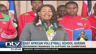 Gov. Wavinya Ndeti offers volleyball champs support