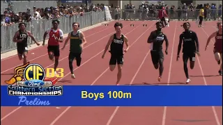 2023 TF - CIF-ss Prelims (D3) - 100 (Boys, 5 heats)