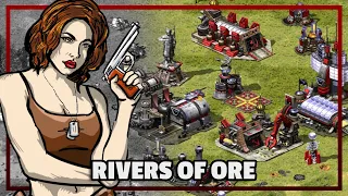 Red Alert 2 | Rivers of Ore | (7 vs 1 + Superweapons)