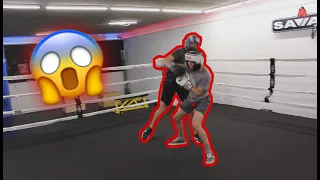 THIS PUNCH ALMOST KNOCKED HIM OUT!