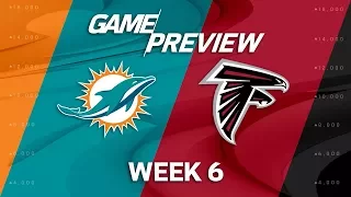 Miami Dolphins vs. Atlanta Falcons | Week 6 Game Preview | NFL Playbook