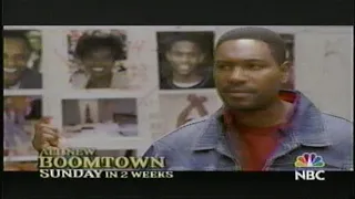 Boomtown NBC Sunday In 2 Weeks Promo (2003)