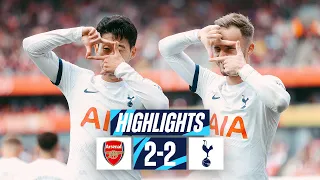 ARSENAL 2-2 TOTTENHAM HOTSPUR // PREMIER LEAGUE HIGHLIGHTS // HEUNG-MIN SON DOUBLE IN THE DERBY