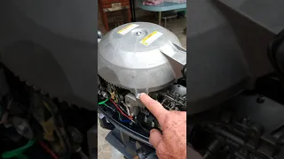 Instalando o motor de partida elétrica no motor de popa Yamaha 25 hp..2018.