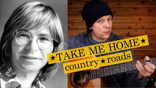 Take Me Home Country Roads Chords & Finger Picking Guitar Tutorial