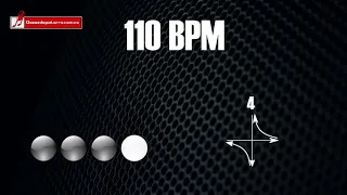 Base de batería en 4/4 a 110 BPM "drum loop" para practicar