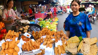 Cambodian street food, Delicios hotdog, Donut, Fried Cake Snacks & More in Phnom Penh