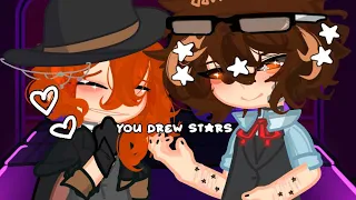 «you drew stars» [FT: Dazai & Chuuya] {🩹🍷} [Dazai!Angst] [Soukoku] [TW!SCARS&BLOOD] [BSD] [GL2]