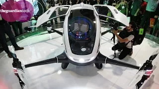 Passenger drone powered by batteries unveiled at CES