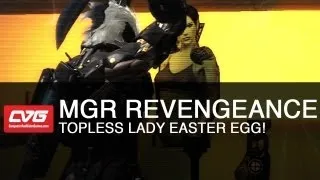 MGR Revengeance Topless Lady Easter Egg