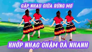 KHỚP NHẠC CHẬM VÀ NHANH CÙNG HƯỚNG DỄ TẬP 💥GẶP NHAU GIỮA RỪNG MƠ