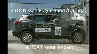 2018-2020 Nissan Rogue Sport / Qashqai NHTSA Frontal Impact