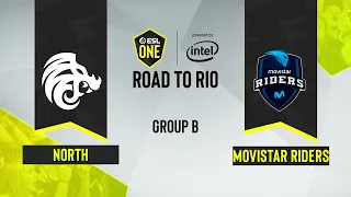CS:GO - North vs. Movistar Riders [Overpass] Map 1 - ESL One: Road to Rio - Group B - EU