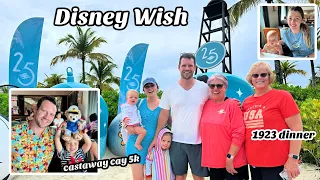Disney Wish Cruise Vlog | Rainy Day for a Castaway Cay 5k