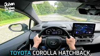 TOYOTA COROLLA HATCHBACK 2023 POV TEST DRIVE 1.8 HYBRID 140 HP