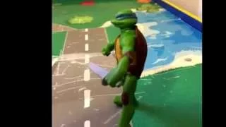 Stop Motion Battle: Leonardo VS Aqua Ranger
