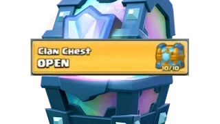 10/10 CLAN CHEST OPENING Clash Royale