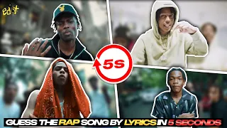 NY Drill: Guess The Rap Song By The Lyrics In 5 Seconds
