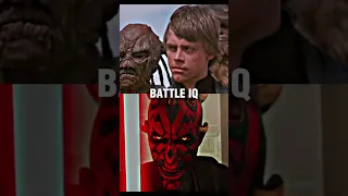 Luke Skywalker Vs Darth Maul (FORMS)