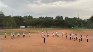 Bandaranayake College Gampaha Western Cadet Band practice for Rantambe 2023