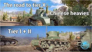 World of Tanks PS4 // Road to tier X // Chinese heavies.....tier I+II // live comms