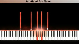 Saddle Of My Heart | Piano solo | Easy level | (Arranged by ANH THƯ - Played by Linh Nhi)