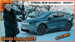 Skoda Enyaq im Test (2024) Ist der NEUE stärker, schneller - und besser?! Fahrbericht | Review | L&K