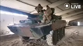 Появились видео французских колесных танков AMX-10RC в Украине / 29.03, ВСУ | Новини.LIVE