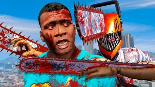 TENTANDO SOBREVIVER A CHAINSAW MAN NO GTA 5