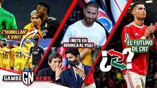 “HUMILLAN” a Vinicius |¡Ramos METE EN BRONCA al PSG! | Araujo OBLIGA al Barça! | ¡El FUTURO de CR7!