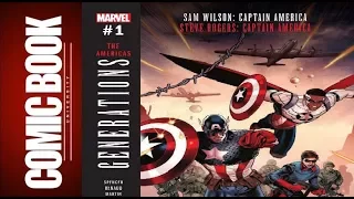 Generations Sam Wilson Captain America And Steve Rogers Captain America #1 | COMIC BOOK UNIVERSITY