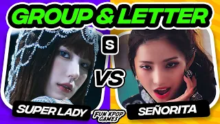 SAVE ONE DROP ONE KPOP SONGS: SAME GROUP & INITIAL LETTER - FUN KPOP GAMES 2024