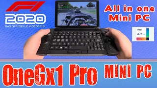 OneGX1 Pro F1 2020 on Handheld Mini PC Intel Core i7-1160G7 Intel Iris Xe OneMix 4