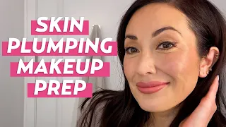 Skin Plumping Morning Skincare Routine for Makeup Prep (With Sunscreen!) | #SKINCARE