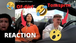 FREE TAXI mit OF-Girl im 670 PS Ferrari 488 Spyder GTB REACTION | Mejortheflyest