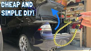 $3 Mod to Make Your Saab 9-3 Trunk "Power" Operated!
