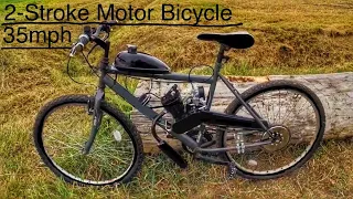 2-Stroke Bicycle 80cc Building A Motorcycle Engine Kit Install How To, Motor bicycle 66cc 48cc 50cc