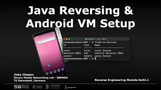 Reverse Engineering Lab - Module 0x2.1: Java Reversing and Android VM Setup