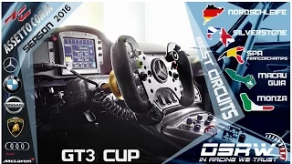 Assetto Corsa GT3 Cup 2016 превью предстоящего чемпионата OSRW