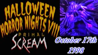 Halloween Horror Nights VIII-Primal Scream-Oct 17th 1998-Orlando, Florida