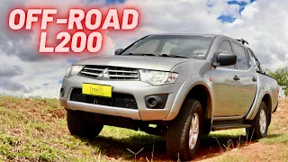 OFF-ROAD L200 TRITON HLS 2014 2.4 FLEX  - VALE A PENA? - TEST DRIVE POV - Mitsubishi