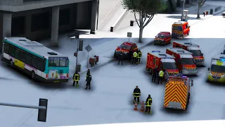 [GTA 5] ACCIDENT DE BUS EN PLEIN CENTRE VILLE | LSPDFR #560