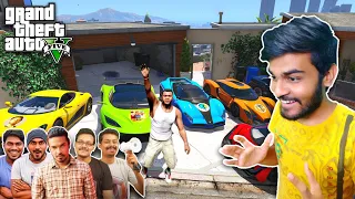 Stealing TAMIL YOUTUBERS Cars in GTA 5 | Gta 5 tamil | Tamil Famous Youtubers | Gta Tamilan