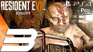 Resident Evil 7 - Gameplay Walkthrough Part 3 - Jack Baker Boss Fight Chainsaw (PS4 PRO)