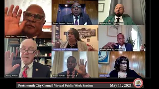 Portsmouth Virtual Public Work Session May 11, 2021 Portsmouth Virginia