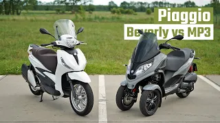 Test Piaggio MP3 300 vs. Beverly 400: dáva 3 kolesový skúter zmysel? - motocykel.sk