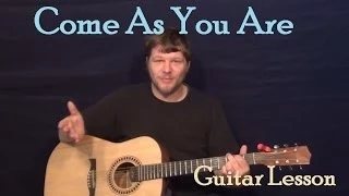 Come As You Are (Nirvana) Easy Guitar Lesson How to Play Tutorial